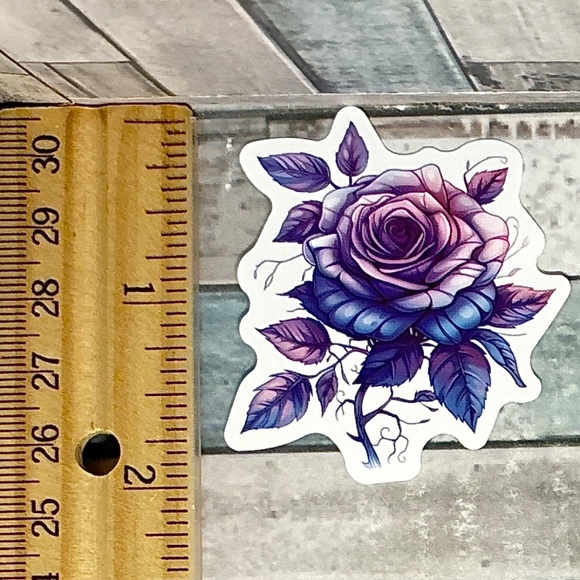 🌀10/$10🌀 Purple Gothic Reusable Waterproof Vinyl Sticker Decal - Picture 1 of 1